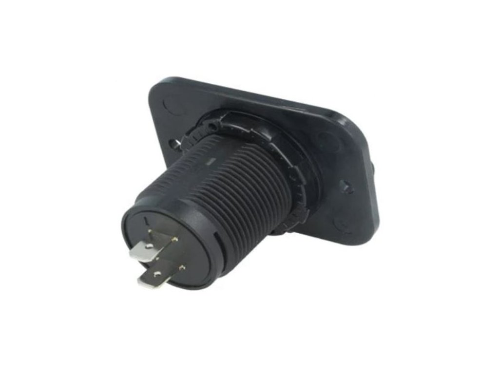 D71C USB Ladegerät Einbaubuchse für Motorrad KFZ Wasserdichte + Schalter  5V/2.1A
