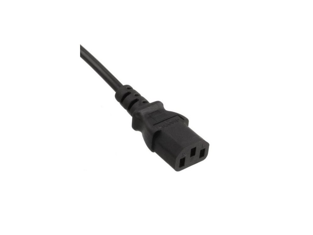 Netzkabel 230V Schutzkontakt CEE7(Stecker)->Kaltgeräte IEC-C13