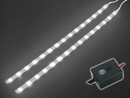 LED-STRIP40/WS+MS LED-Leiste 2x40cm selbstklebend weiss