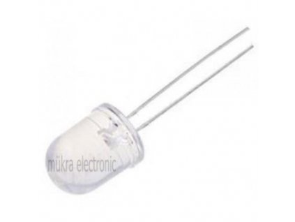 LED10mmblau 14400-18000mcd 8° 20mA transparent gewölbt