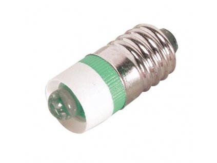 LED-Schraubsockel Birne grün E10 12V EEK-A LED-E10/grün