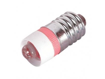 LED-Schraubsockel Birne rot E10 12V EEK-A LED-E10/rot