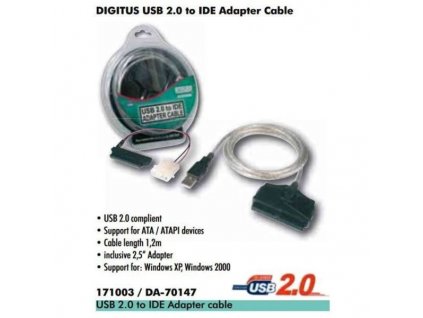 CA-USB-IDE Digitus DA-70147 USB2.0 zu IDE Adapterkabel