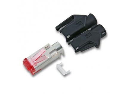 HRS Cat.6 Hirose RJ45 Steckerset 250MHz 6,6mm schwarz HRS-CAT6SW