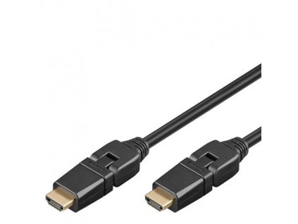 High Speed HDMI™ Kabel Ethernet drehbare Stecker 1m MMK-HDMI-100AW