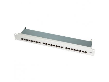 Patchpanel CAT6/24 19" 24x RJ45 geschirmt