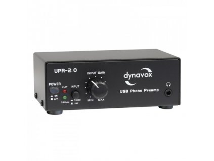 Dynavox UPR-2.0 USB-Phono-Vorverstärker schwarz