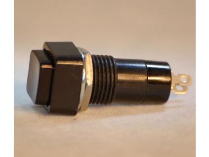 DS-466schwarz Drucktaster 1xEin 1-polig Gewinde M12x1 schwarz
