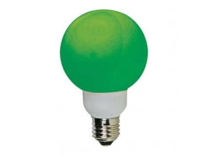 LED-Globe E27Gn LED-Lampe E27 230VAC 20-LEDs grün "A"