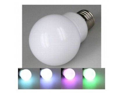 LED-Globe E27RGB LED-Lampe E27 230V 18-LEDs Farbwechsel "A"