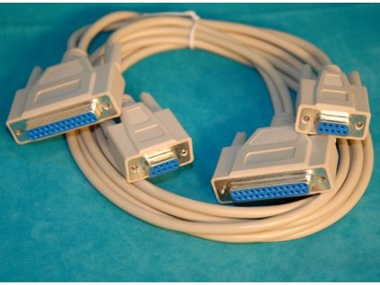 Null-Modem-Kabel seriell Sub-D-Buchse 2x25pol. 2x9pol. CK-4HEAD LINK