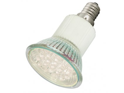 LED-E14JDR/ww19lm LED-Reflektorlampe 24 LED´s "A" w-weiss