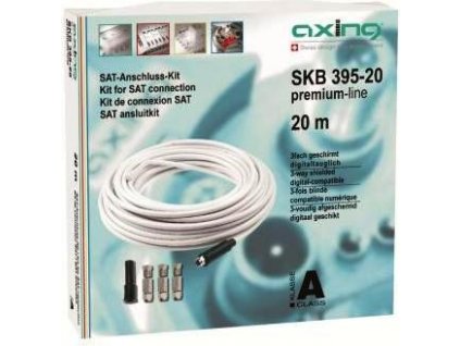 SKB395-20 Koaxialkabel-Set F-Stecker Schutztülle Kabel 20m