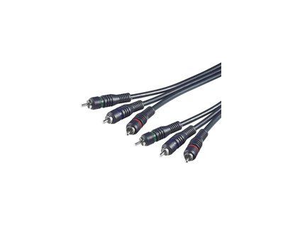 VDL-RGB-CINCH/5M AV-Kabel 3x3 Cinchstecker 5,0m