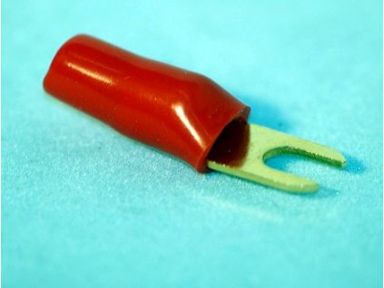 PT-1902RT Gabel-Kabelschuh für Kabel 4mm² M4 rot