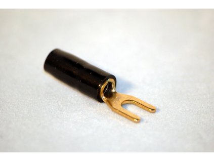 PT-1903SW Gabel-Kabelschuh für Kabel 6mm² M4 schwarz
