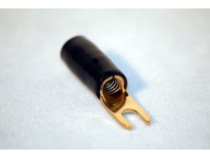 PT-1904SW Gabel-Kabelschuh für Kabel 10mm² M4 schwarz