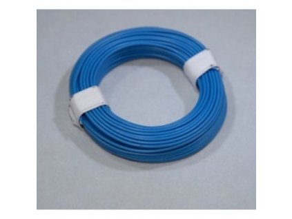 Draht1x0,14bl/10 Kupferschaltdraht 0,14mm² blau 10m-Ring