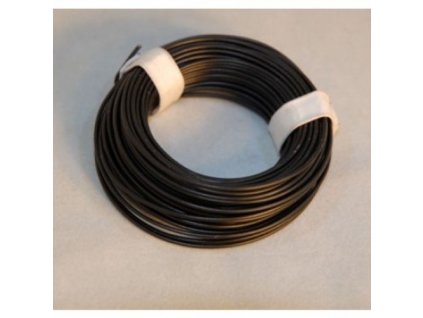 Draht1x0,14sw/10 Kupferschaltdraht 0,14mm² schwarz 10m-Ring