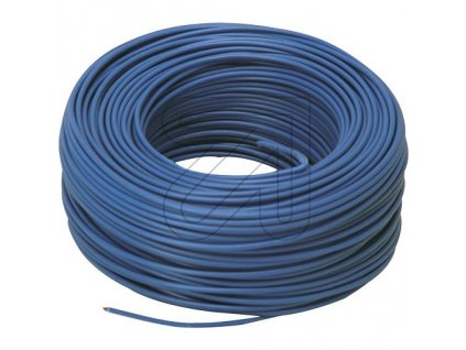 H07V-K/1,5Hellblau PVC-Schaltlitze 1,5mm² blau Meterware