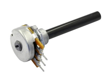 Potentiometer 6mm Logarithmisch