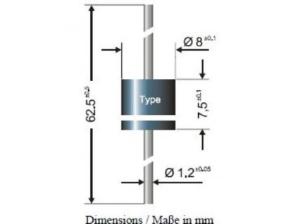 P600B (FE6B) Diotec Epitaxial-Schaltdiode 100V 6A