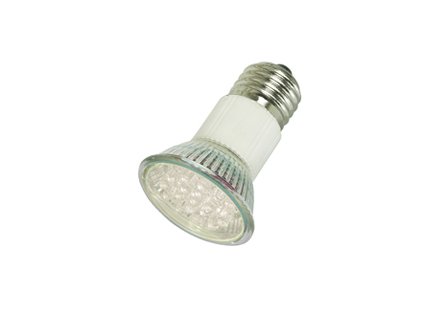 LED-E27JDR/ww19lm LED Strahler 24 LEDs 2700K 1,2W "A" w-weiß