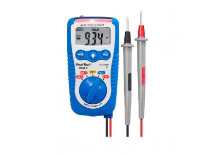 PeakTech® 1020A Digitalmultimeter 2000 Counts Sich.automatik LED