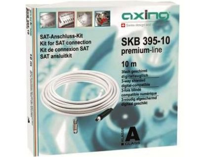 SKB395-10 Koaxialkabel-Set F-Stecker Schutztülle Kabel 10m