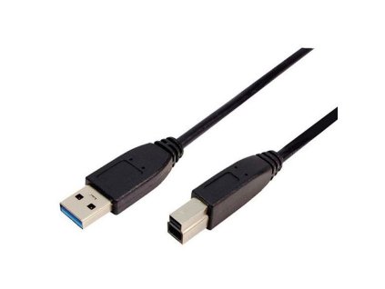 USB3.0 SuperSpeed Kabel A-B Stecker 1,8m schwarz USB3.0-AB-1,8