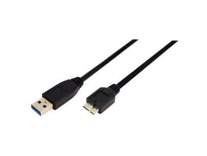 USB3.0 SuperSpeed Kabel, A-Bmicro Stecker 2m schwarz USB3.0-A/Micro-1,8