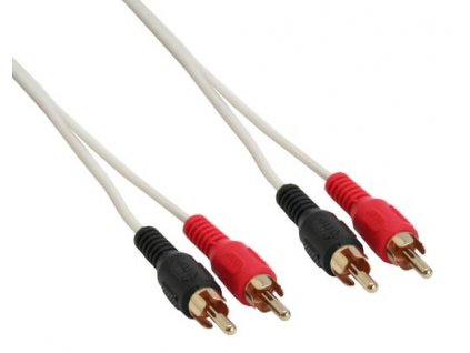 TM675067WS/Gold Cinchkabel vergoldet 2x2 Stecker 5m