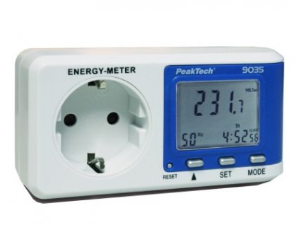 PeakTech® 9035 hochpräzises Energiekostenmessgerät