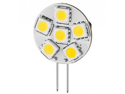 LED-G4VER5050ws/6 12V 1W LED-Stiftsockellampe tageslicht weiss A