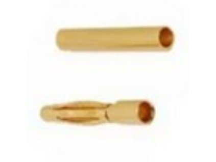 Goldkontaktstecker 2 mm