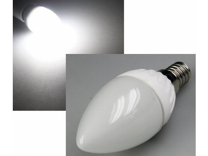LED-E14Ke/4W/320ws LED-Kerzenlampe 5x SMD A+ weiss