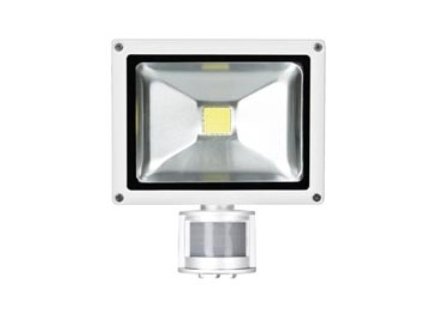 LED-Fluter20W/wwIR LED-Außenstrahler w-weiß Bewegungsmelder