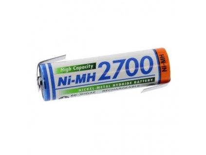 Akku Mignon/2700LF Ni-MH 1,2V 2700mAh Lötfahne