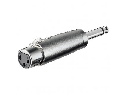 XLR-AD3 Adapter XLR-Buchse auf Klinkenstecker 6,3