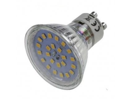 LED-GU1025/ww-4W LED-Strahler GU10 230V Licht w-weiss EEK F