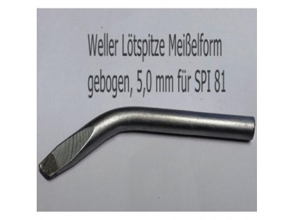 Weller® 4SPI80237-1 Lötspitze für SPI 81 Meißelform 5mm gebogen 54323700