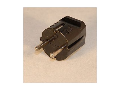 SCHUKOST.SW 16A/250V Schutzkontakt-Stecker schwarz