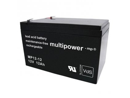 Multipower Bleigelakku 12V 12Ah MP12A12