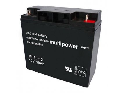 Multipower Bleigelakku 12V 18Ah MP12A18