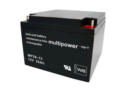 Multipower Bleigelakku 12V 26Ah MP12A26