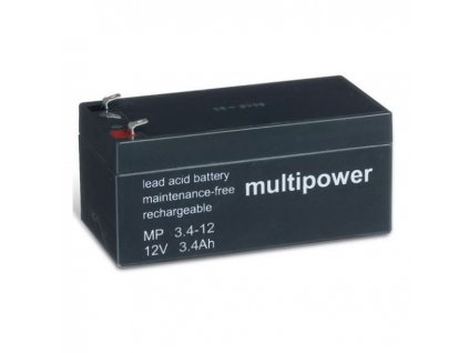 Multipower Bleigelakku 12V 3,4Ah MP12A3,4