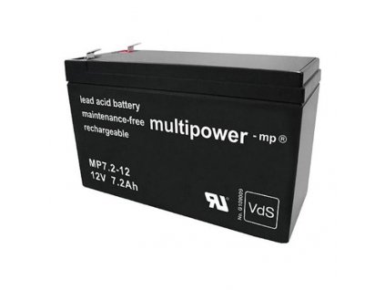 Multipower Bleigelakku 12V 7,2Ah MP12A7,2