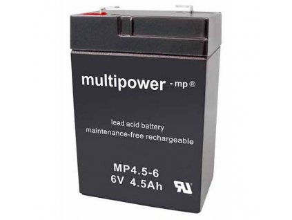 Multipower Bleigelakku 6V 4,5Ah MP6A4,5