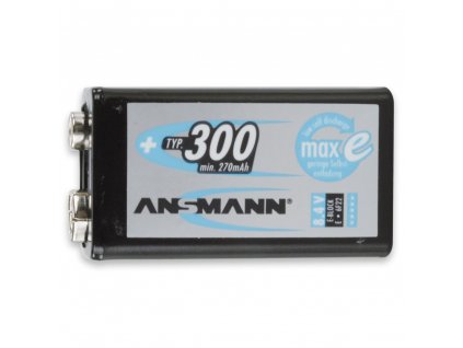 MAX E-9V/300 NiMH Akku 9V E-Block 300mAh 8,4V