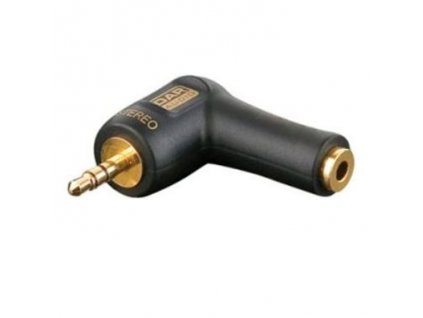 DAP-Klinkenadapter Winkel 90° 3,5mm stereo  HQ A2-3535WIHQ